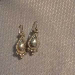 Pierced dangle earrings ...Real Silver